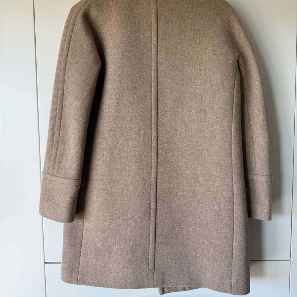 J. Crew Women's Wool Pea Coat in Camel Taupe - Picture 2 of 3